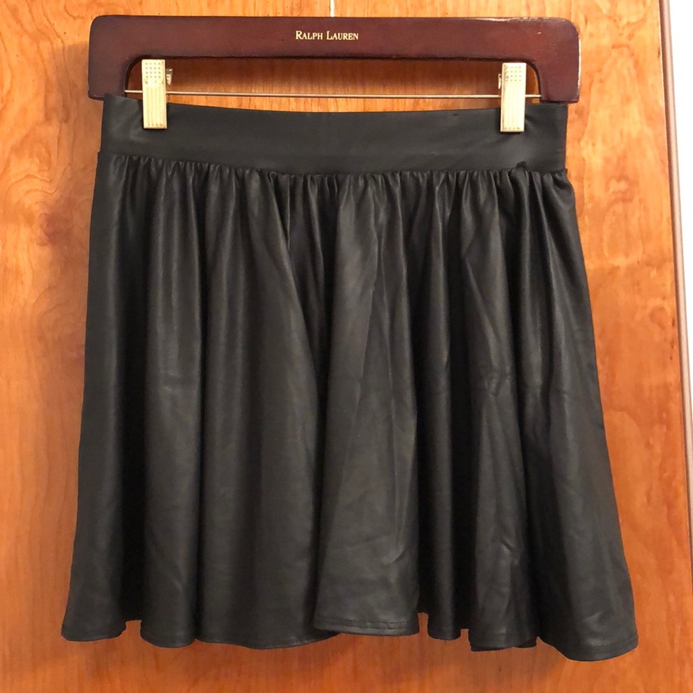 Necessary Clothing matte black skirt size M